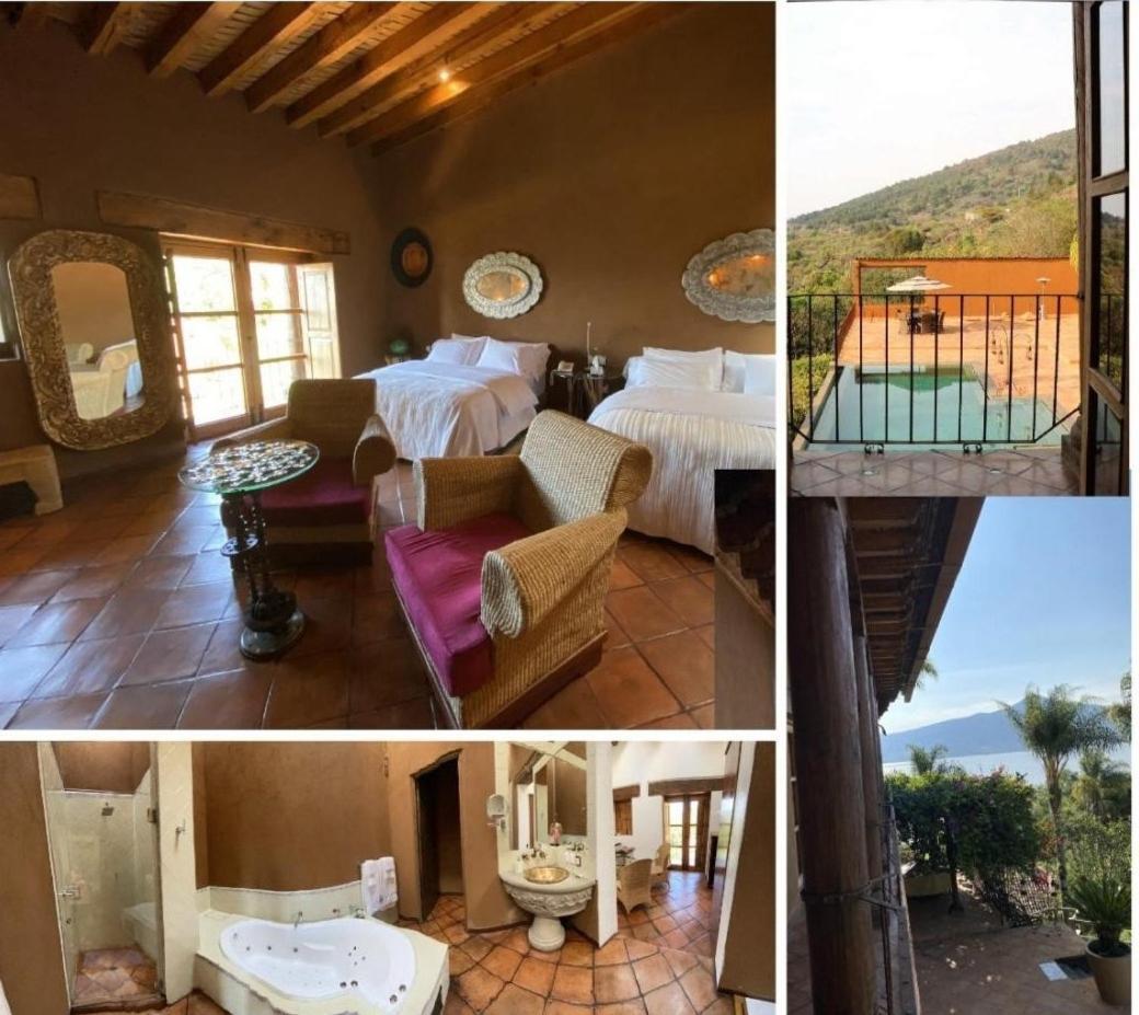 ホテル Hacienda Ucazanaztacua パツクアロ 部屋 写真