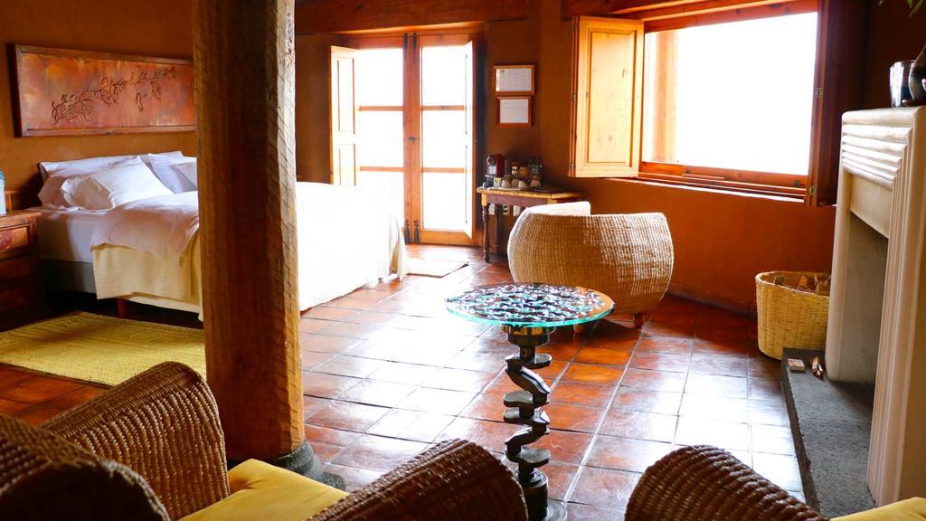 ホテル Hacienda Ucazanaztacua パツクアロ エクステリア 写真