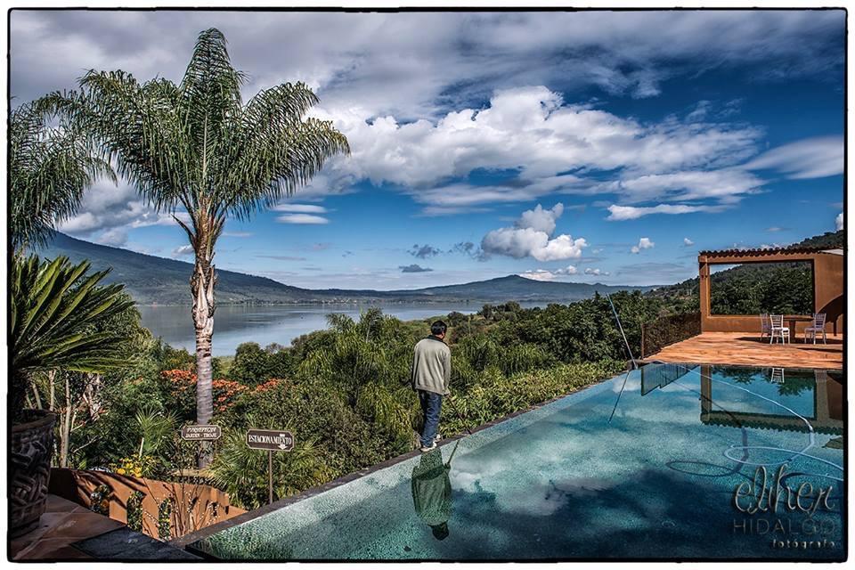 ホテル Hacienda Ucazanaztacua パツクアロ エクステリア 写真