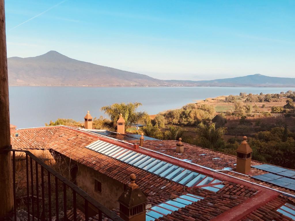 ホテル Hacienda Ucazanaztacua パツクアロ エクステリア 写真